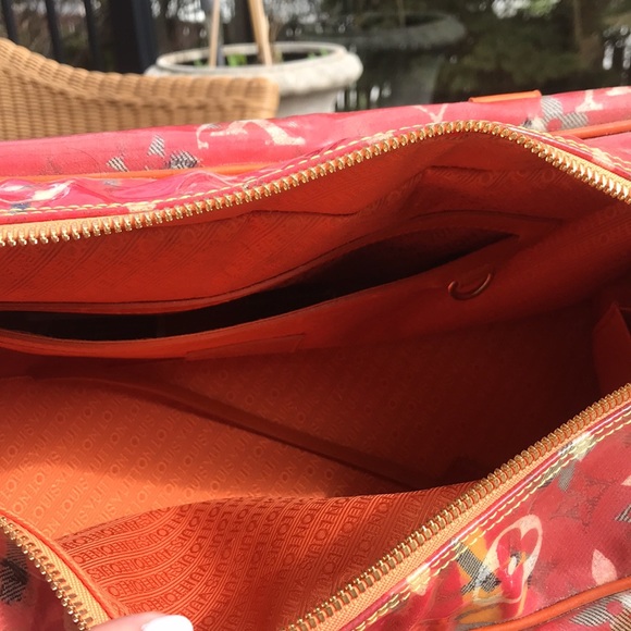 LOUIS VUITTON
Richard Prince Pink Denim Defile Weekender GM Pulp Bag - Picture 4 of 9